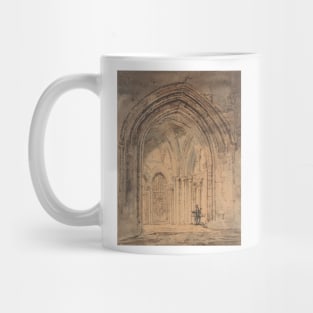 St. Alban's Cathedral, Hertfordshire by Thomas Girtin Mug